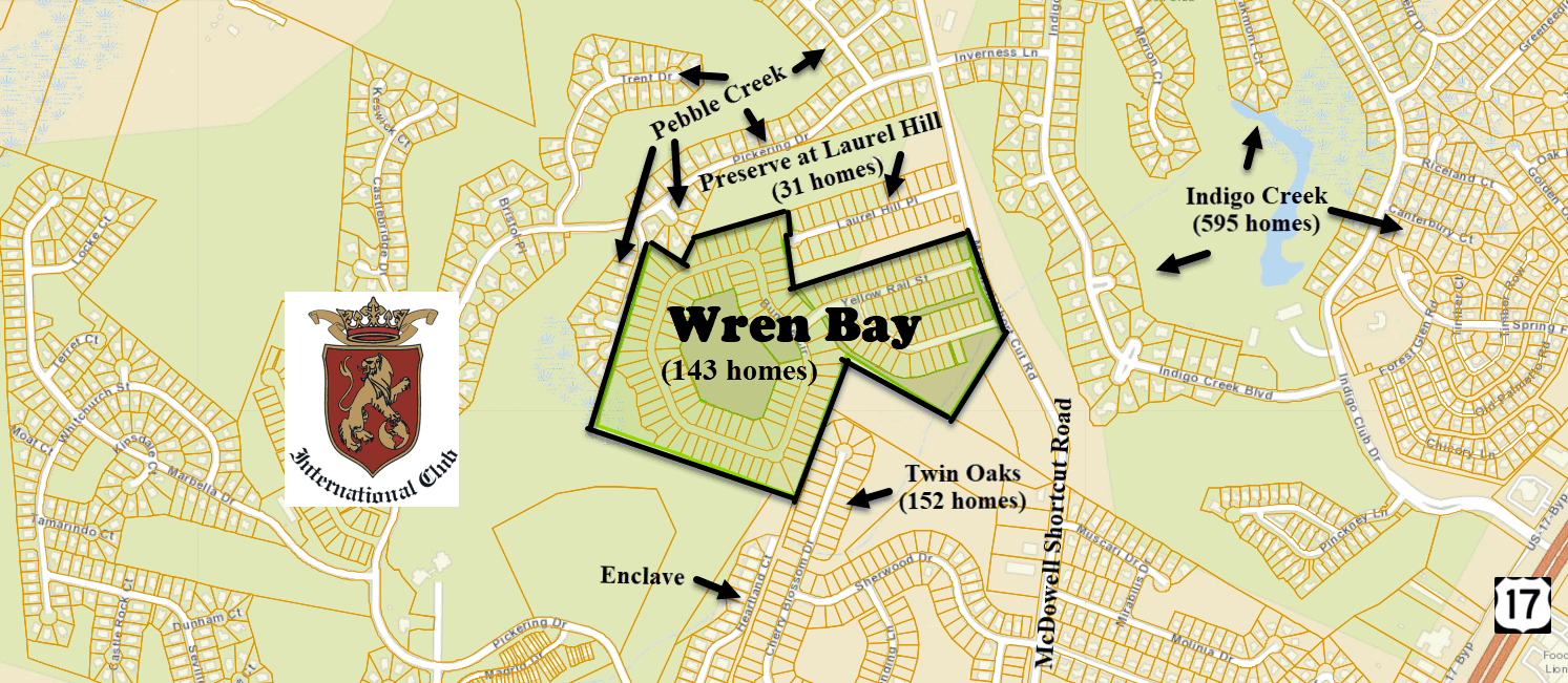 Wren Bay new home community in Murrells Inlet.